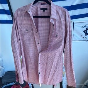 Banana Republic Pink Casual Button Down Shirt